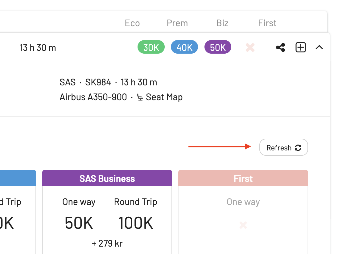 Seat maps